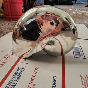 Nate Berkus Silver Nautilus Shell Decor